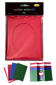 Karty passepartout oval 105x15cm 5+5 , zestaw kol intens Karty passepartout oval 105x15cm 5+5 , zestaw kol intens